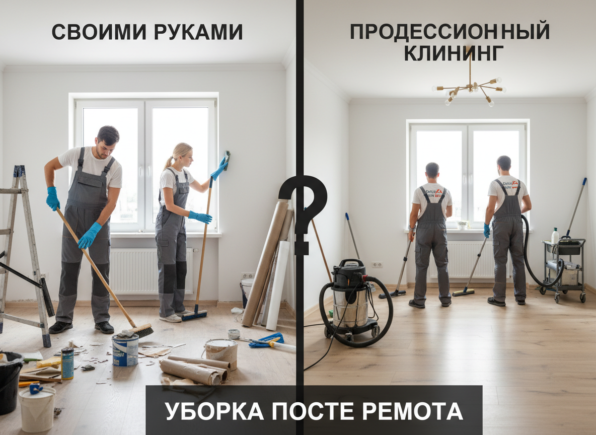 Уборка после ремонта: что можно сделать самому, а когда лучше вызвать клининг